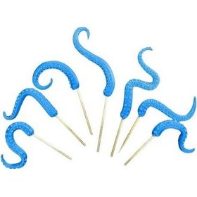 Resim Pazly Ahtapot Tentacle Süsleme Suntek Sağlam Mavi 7x Bitki Bahis Aksesuarı 