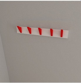Resim Hepsi3boyutlu Modern Duvar & Kapı Kanca Askılık - 5 Adet Kırmızı Kanca Askılık - Model No : 5 Kırmızı 