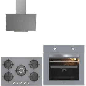 Resim Sılverlıne 3'lü Ankastre Set (BO65E1S01-3481 Gri 3-CS5622S01) 