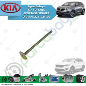 Resim Egsoz Subapı Kia Sorento-Sportage-Stınger Orijinal | 222122F100 