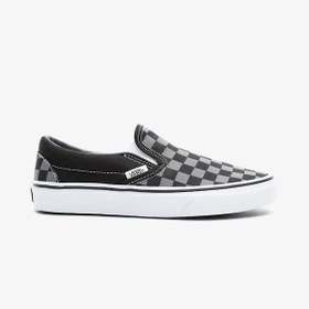 Resim Vans Classic Slip-on Checkerboard Siyah Unisex Sneaker - Veyebpj Siyah 