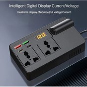 Resim Boatshop1 1 Adet Araba İnverteri 12v24vden 220vye Dönüştürücü Takı Güç Priz Hızlı Şarj Usb Pd Çok Fonksiyonlu Elektronik 