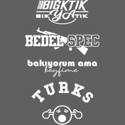 Resim nehay shop Oto Arka Cam özel yeni sticker Model 48 Beyaz 40*20 Cm 