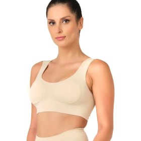 Resim Emay Seamless Toparlayıcı Pedli Sporcu Sütyen 4021 