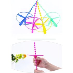 Resim HYD 3 Adet Ufo Pervane Uçan Daire Helikopter Oyuncak 