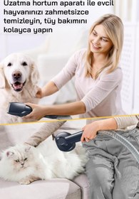 Resim Sinbo SVC-8623 Evcil Hayvan Bakım Setli Kablosuz Dikey LED Aydınlatmalı Şarjlı Süpürge 