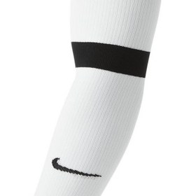 Resim Nike Matchfit CU6419-100 Unisex Beyaz Futbol Çorabı 