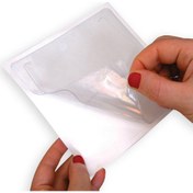 Resim Aso Plastik Cd Zarfı, Arkası Yapışkanlı, Şeffaf, 13x13 cm, 100 Adet 