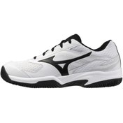 Resim Mizuno Break Shot 5 CC Erkek Tenis Ayakkabısı Beyaz / Siyah 