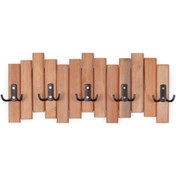 Resim Mavitrendd Ahşap Duvar Ve Kapı Askısı Elbise Askılık Piyano Modeli 5 Askılı (486853039) Meşe 