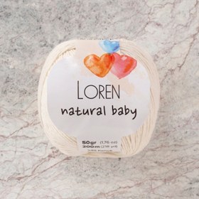 Resim Loren Natural Baby Krem El Örgü İpi - R083 - 33945 