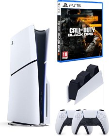 Resim Sony Playstation 5 Slim + 2.Kol Dualsense + PS5 Şarj İstasyonu + PS5 COD Black Ops 6 