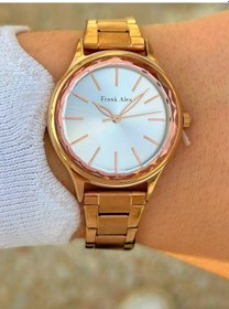 Resim Fa.ft.1.117 Frank Alex Çelik Kordon 30 Mt Suya Dayanıklı Yeni Sezon Şık Tasarım Kadın Kol Saati 