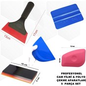 Resim Cam Filmi-Kaput Koruma ve Folyo Çekme Aparatları 5 Prç Set GRP15 