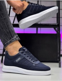 Resim Ghattix Erkek Keten Sneaker Ayakkabı Lacivert Lacivert Lacivert Lacivert 