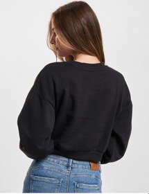 Resim Only Onldessa L/s O-neck Swt Kadın Sweatshirt-27682-siyah Siyah 