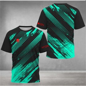 Resim Snapbuy Erkek Yuvarlak Yaka Kısa Kollu Tişört, Tenis, Koşu, Spor 3d Baskılı Hızlı Kuruyan 2024koyu Gri Koyu Gri 