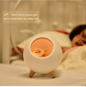 Resim Geeroyoo Evcil Hayvanlar İçin Renkli Silikon Lamba: Yeşil, Pembe, Beyaz Seçenekleriyle Ljc-130 Modeli Diğer 