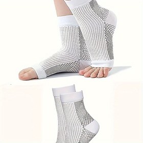 Resim 2 adet Nöropati Çorabı, Bileklik Çorap Sıkıştırma Çorabı Bilek için Sıkıştırma Kılıfı 