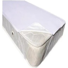 Resim Divanev Pamuk Alez 200x200 Cm Sıvı Geçirmez Alez Dört Köşesinden Lastikli Beyaz 