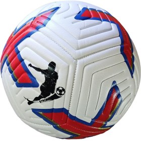 Resim Futbol Topu No 5 Beyaz Kırmızı Bsf-022 