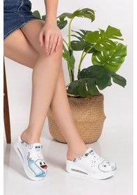 Resim Tek Diş Desenli Kapalı Airmax Sabo Terlik 