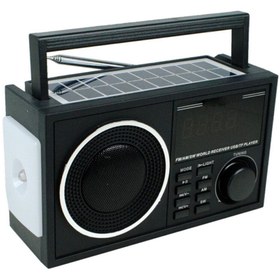 Resim KOÇAKELEKTRONİK Ns-2037s Solar Bluetooth Radyo Güneş Enerjili Gece Lambalı 18 Cm 