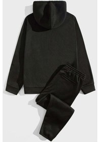 Resim Unisex Dream Baskılı Eşofman Takımı Siyah 