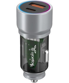 Resim 67w Turbo Araç Şarj Başlığı Usb + Pd Girişli 