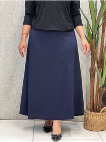 Resim Butik büyük beden Likralı Çan Etek 