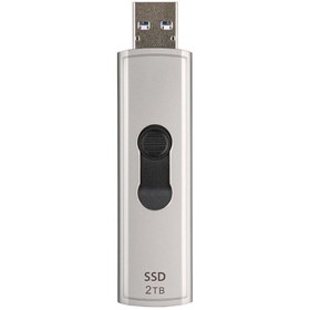 Resim transcend TS2TESD320A 2TB USB 10Gbps 1050/950MB/s Gizlenebilir Başlıklı Taşınabilir Metal Kasa SSD 