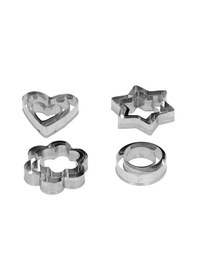 Resim Kek Kalıbı - Bisküvi Kalıbı - Fondan Kalıbı 12 Adet Evv-elexlby15 Çok Renkli 