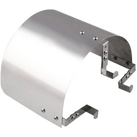 Resim Yarış Arabası Soğuk Hava Emme Koni Spor Hava Filtresi Kapağı 2.5 -5.5 İnç Hava Filtresi İçin Isı Kalkanı 