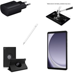 Resim Samsung Galaxy Tab A9 4/64 GB 8.7 Inch Tablet + Kılıf + Kalem+SARJ BAŞLIĞI+NANO KIRILMAZ CAM 