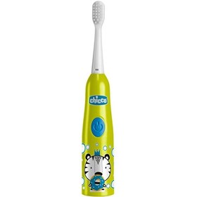 Resim Chicco Çocuklar İçin Pilli Diş Fırçası Kaplan Yeşil 