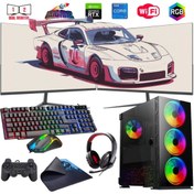 Resim ROGAME i7 14700F 32GB DDR4 1TB M2 12GB RTX3060 Çift 24" Mon. Oyun Bilgisayarı (Gaming SET) 