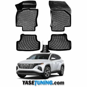 Resim Tucson 3D havuzlu paspas seti rizline 