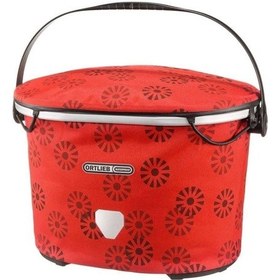 Resim Ortlieb F79802 Up-Town City Gidon Çantası 17.5L Kırmızı-Çiçek Desen 