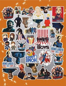 Resim The Boys Temalı Sticker Seti Laptop Ajanda Pc Tablet Telefon Defter Etiket Bullet Journal Diğer 