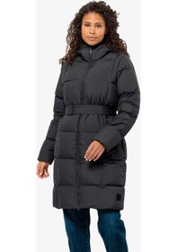 Resim Jack Wolfskin Frozen Lake Coat W Kadın Siyah Mont 1206132-6000 