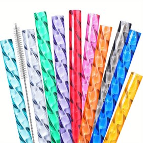 Resim Uzatılmış, Ekstra Uzun 30.48cm Yeniden Kullanılabilir Pipetler Stanley Bardakları İçin - Dayanıklı Plastik, 40/30oz Bardaklara Uyar, Şeffaf Geniş İçme Pipetleri, Su Şişeleri & Mutfak Aksesuarları İçin Mükemmel 