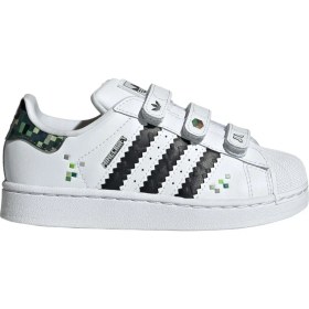 Resim adidas Superstar Iı Minecraft Çocuk Beyaz Spor Ayakkabı (Jq8748) 