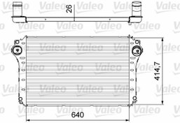 Resim VALEO 818568 | Turbo Radyatörü (Intercooler) 06-Avensis-Corolla 2.2 