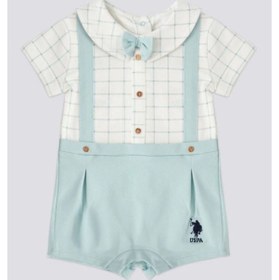 Resim Babyjem Usb1843 Erkek Bebek Polo Yaka Tulum 