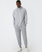 Resim Basic Sweatshirt Şardonlu Şal Yaka 