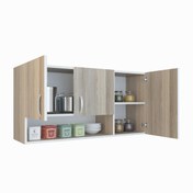Resim Kenzlife hazır mutfak mirena22 crd 060*120*22 mutfak banyo dolabı kapaklı raflı 