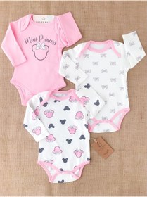 Resim Poldy Baby Mini Princess Uzun Kollu 3'lü Zıbın Set 