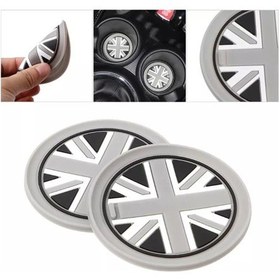 Resim Mini Cooper Araç Içi Bardak Altlığı Union Jk Gray Jk 