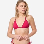 Resim Kadın Üçgen Bikini Üstü - Kırmızı - Mae 