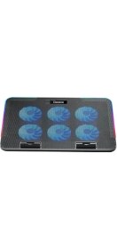 Resim Misda Store Gaming M60 Laptop Soğutucu, Notebook Stand,10 Rgb Işık Kontrolü, 15.6-17 Inch, Hız Kontrolü, 6 Büyük Fan,telefon Standı, 2 USB 